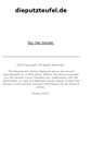 Mobile Screenshot of dieputzteufel.de